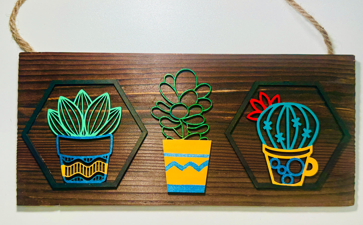Cactus Wall Plaque