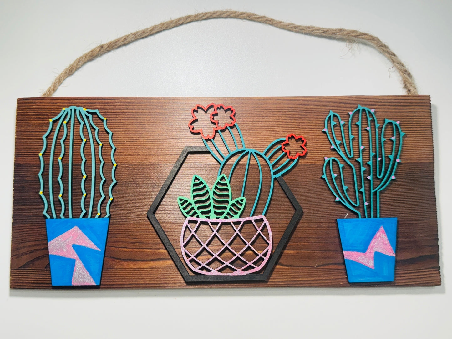 Cactus Wall Plaque