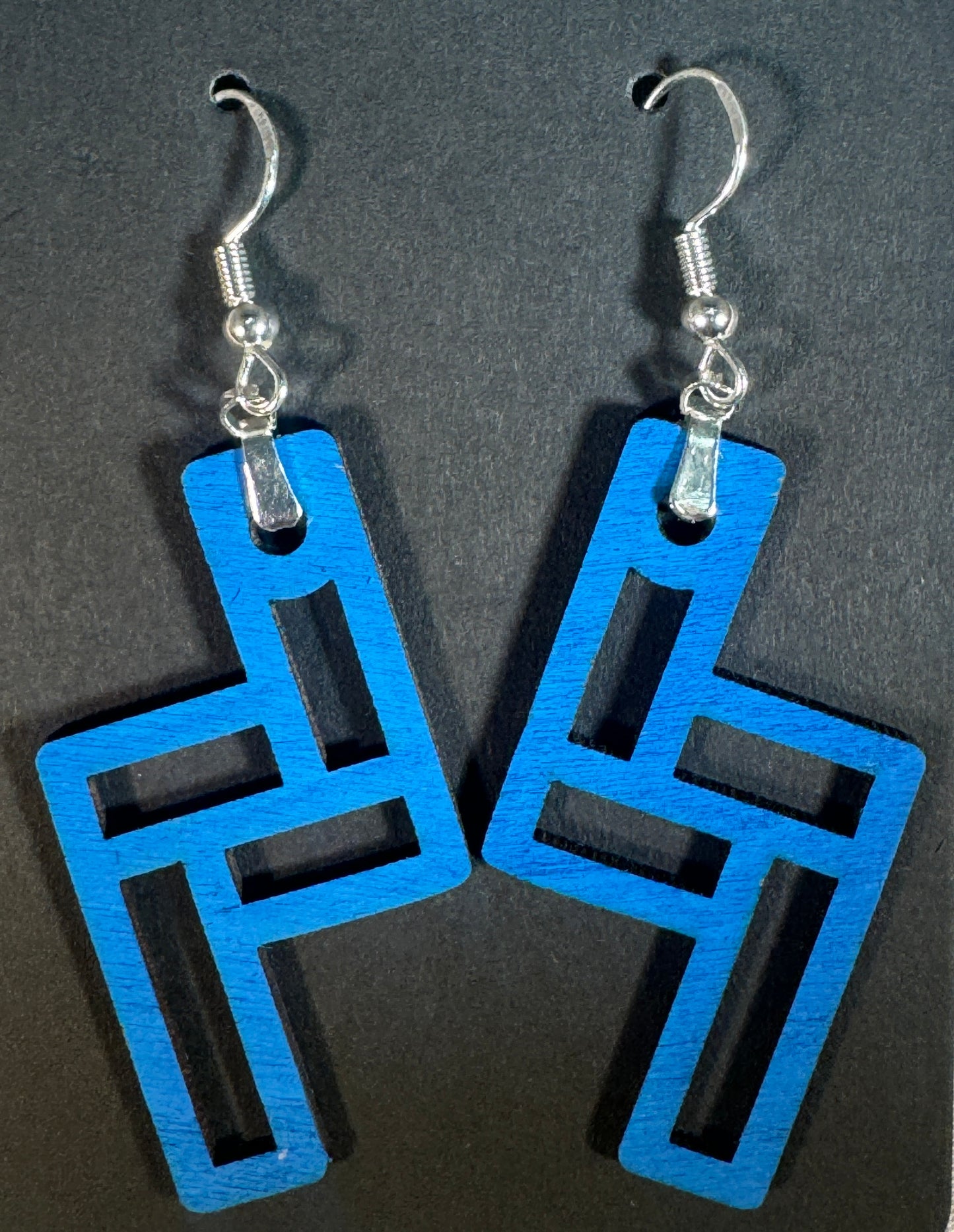 Rectangle Deco Earrings