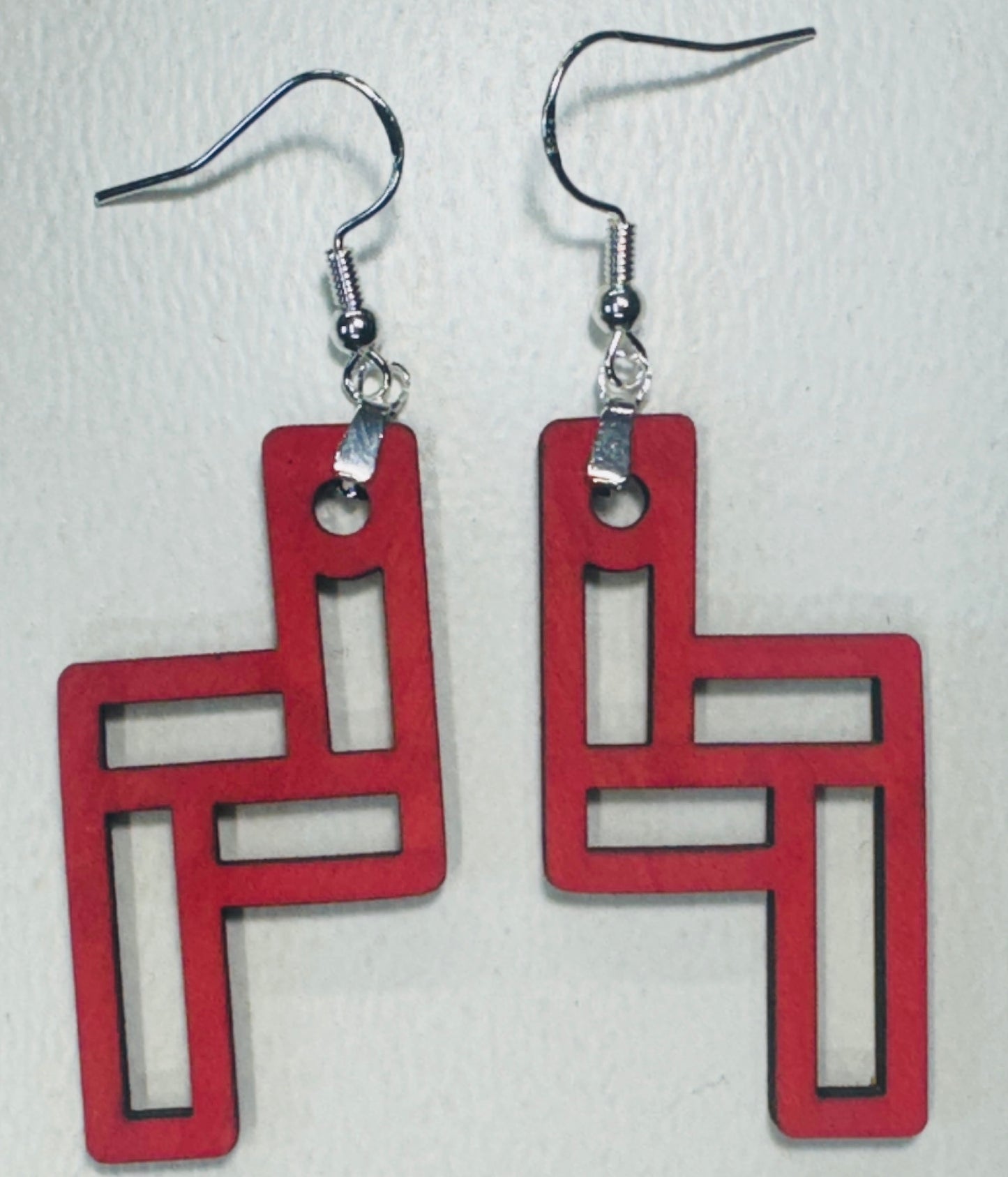 Rectangle Deco Earrings