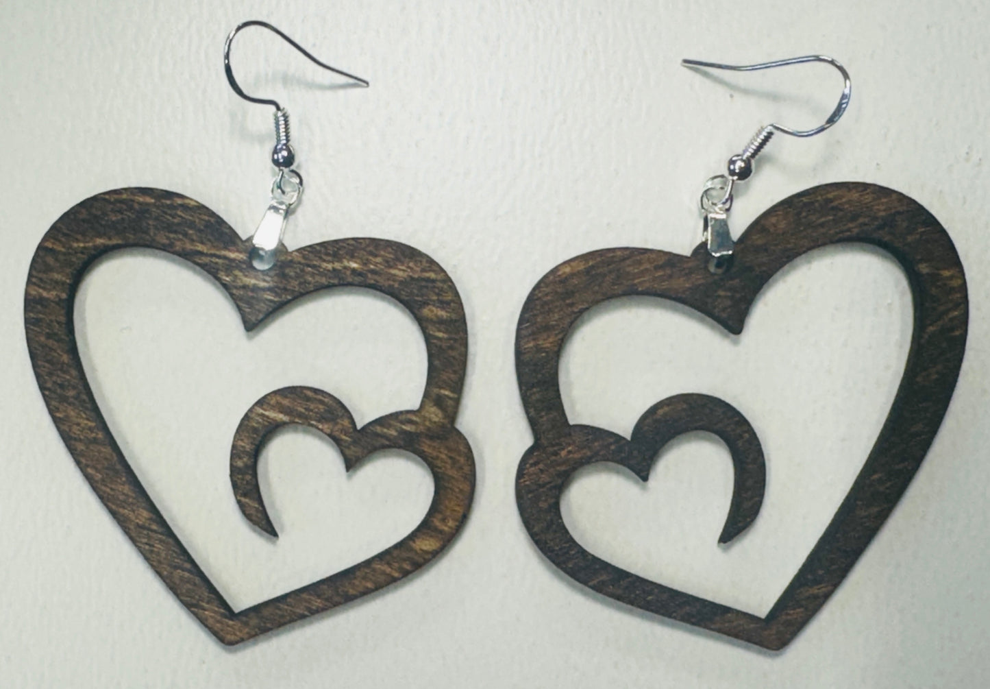 Heart in Heart Earrings