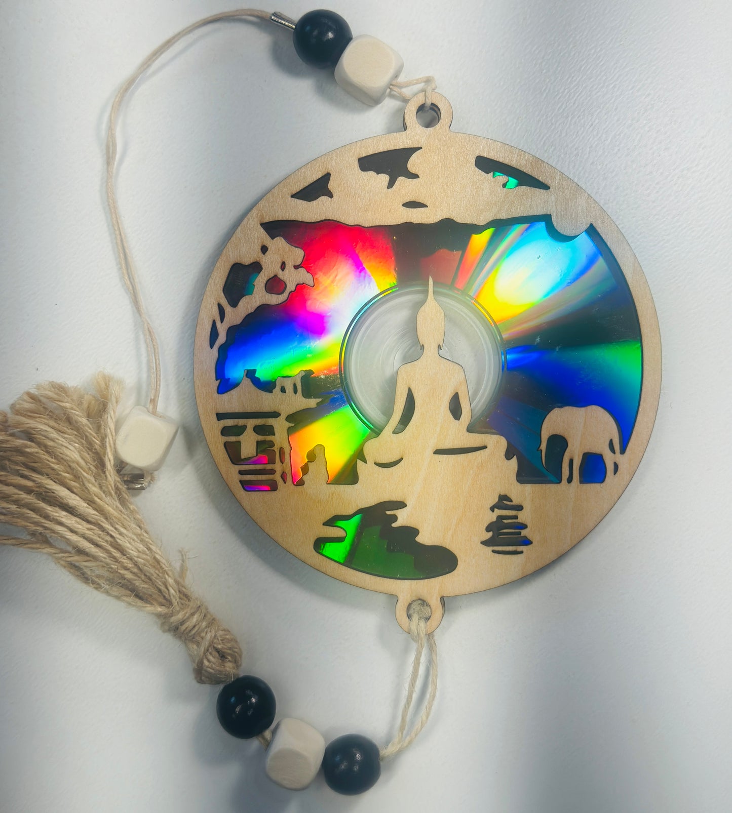 Sitting Buddha Sun Catcher