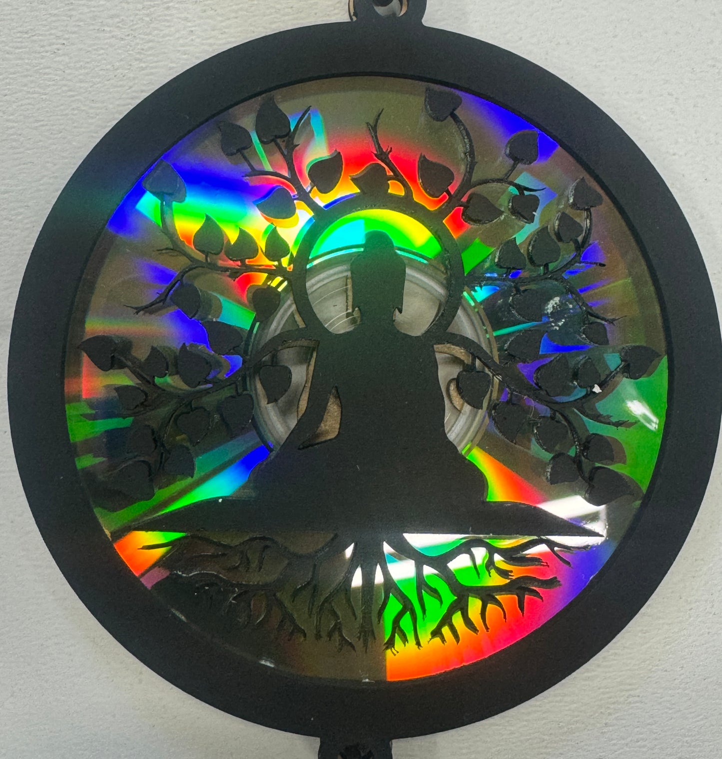 Buddha Leaves Sun Catcher