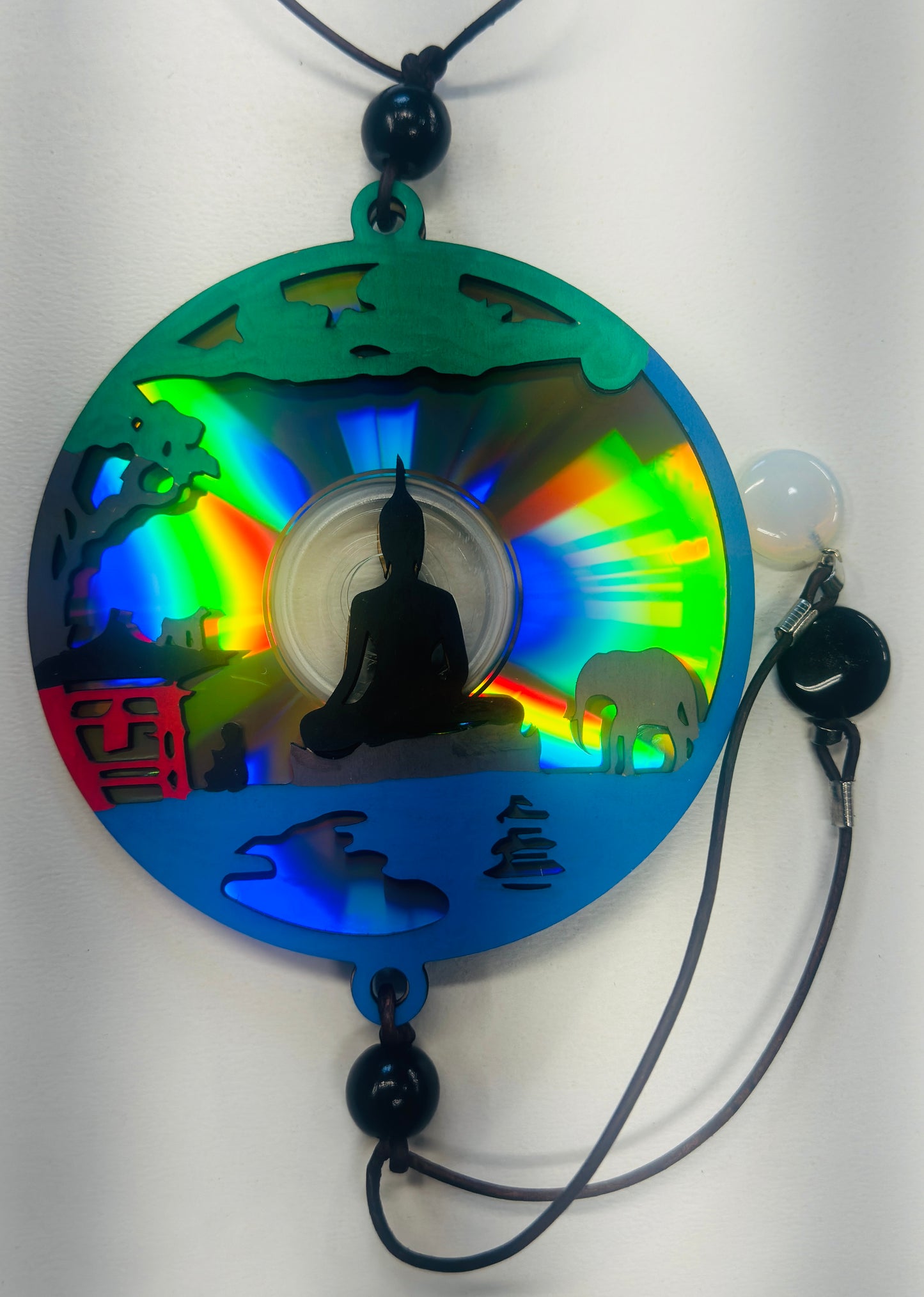 Sitting Buddha Sun Catcher