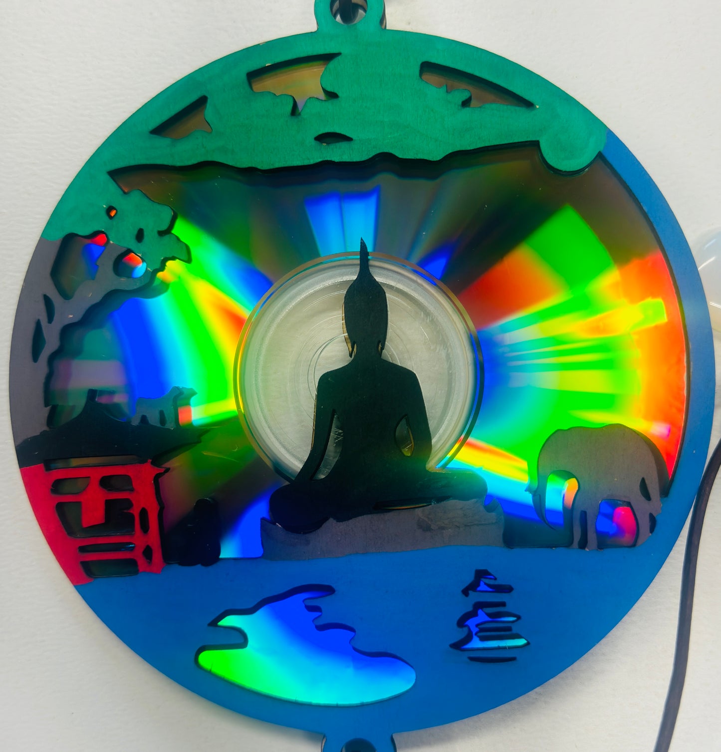 Sitting Buddha Sun Catcher